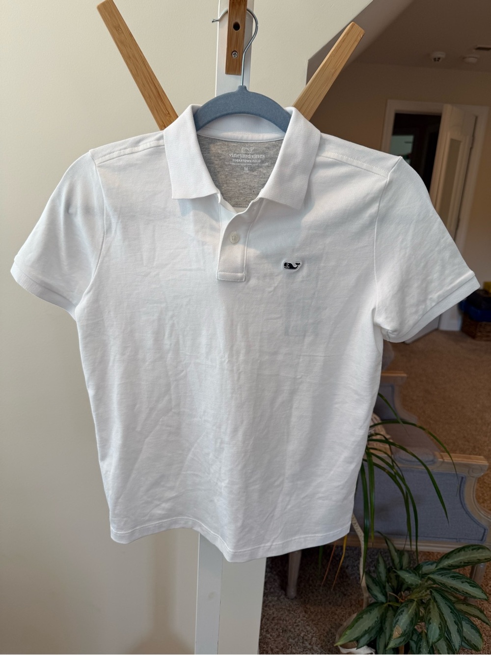 Vineyard Vines kids  White Polo with Whale Logo